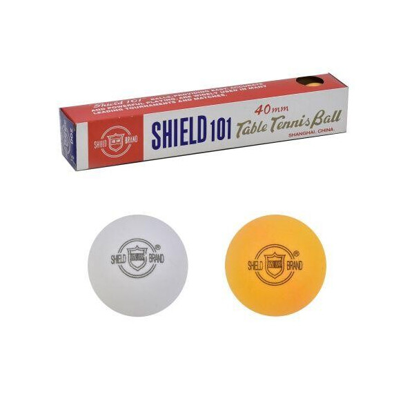 

Мячики для настольного тенниса Shield 101, 6 штук C40229