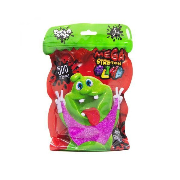 

Слайм Mega Stretch Slime 500 г рус фиолетовый SLM-12-01
