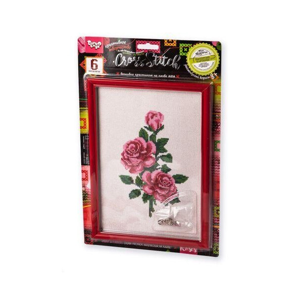 

Вышивка крестиком на канве Cross Stitch: Розы VKB-01-10