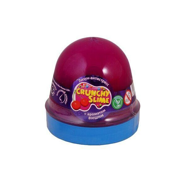 

Лизун-антистресс Crunchy Slime: Вишня 120 г 80084