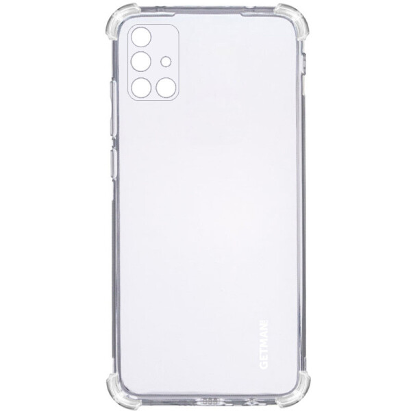 

TPU чехол GETMAN Ease logo усиленные углы для Samsung Galaxy M31s Прозрачный / Transparent (146707)