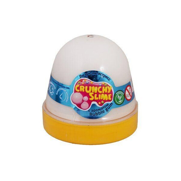 

Лизун-антистресс Crunchy Slime: Bubble gum 120 г 80090