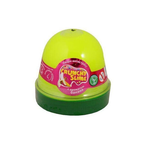 

Лизун-антистресс Crunchy Slime: Банан 120 г 80089