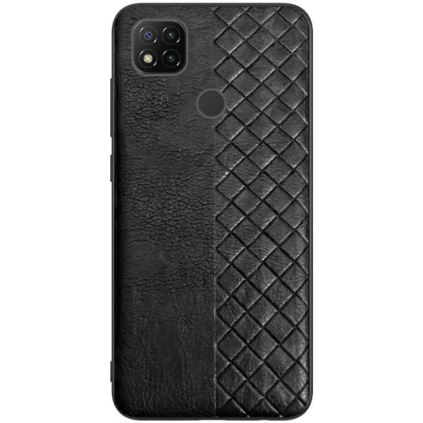 

Шкіряна накладка WeaveSide (PU) для Xiaomi Redmi 9C Чорний (146818)