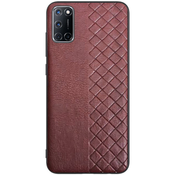 

Шкіряна накладка WeaveSide (PU) для Oppo A92 Темно-коричневий (146802)
