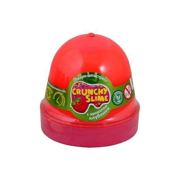 

Лизун-антистресс Crunchy Slime: Клубника 120 г 80087