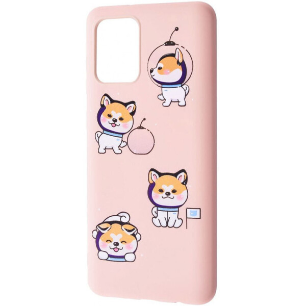 

TPU чехол WAVE Fancy для Samsung Galaxy S10 Lite Laika spaceman / Pink sand (148654)