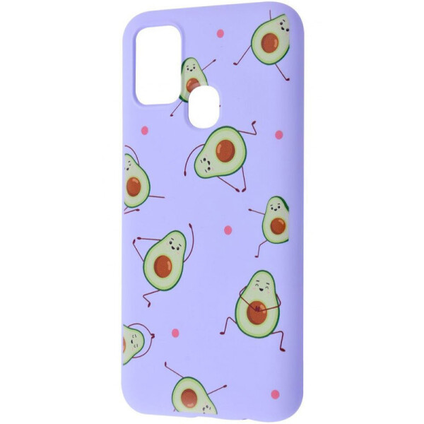 

TPU чохол WAVE Fancy для Samsung Galaxy M21 Avocado/Light purple (148638)