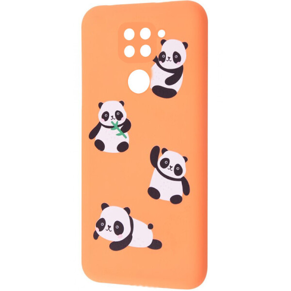 

TPU чехол WAVE Fancy для Xiaomi Redmi Note 9 / Redmi 10X Panda / Peach (148026)