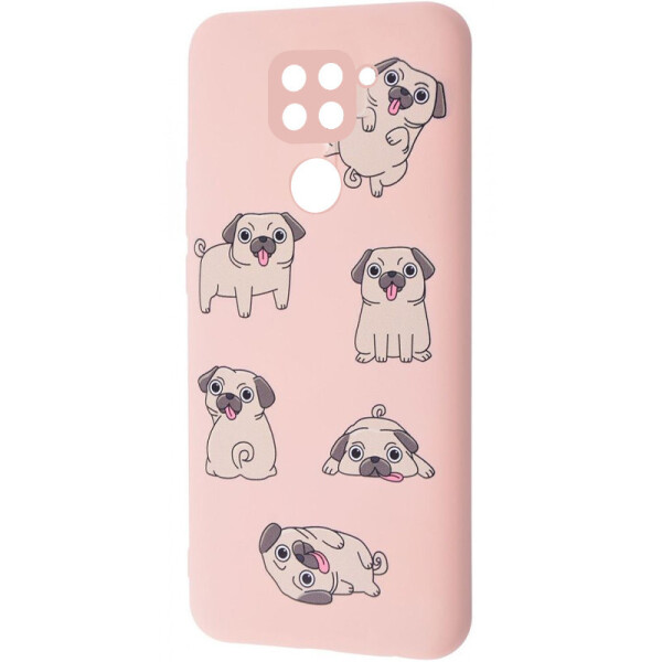 

TPU чохол WAVE Fancy для Xiaomi Redmi Note 9/Redmi 10X Pug/Pink sand (148027)