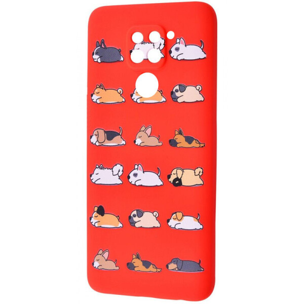 

TPU чехол WAVE Fancy для Xiaomi Redmi 10X Sleeping dog / Red (148029)
