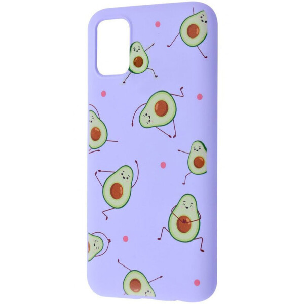 

TPU чохол WAVE Fancy для Samsung Galaxy A51 Avocado/Light purple (147936)