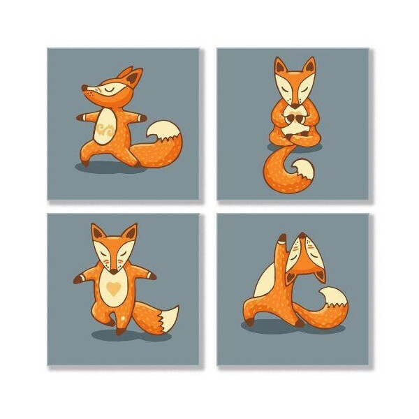 

Картина по номерам полиптих: Yoga-fox ★★ KNP011