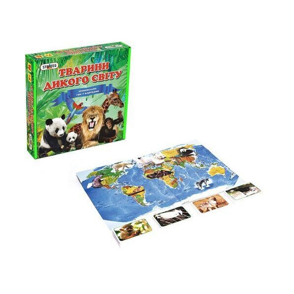 

Познавательная игра с карточками Животные дикого мира 655