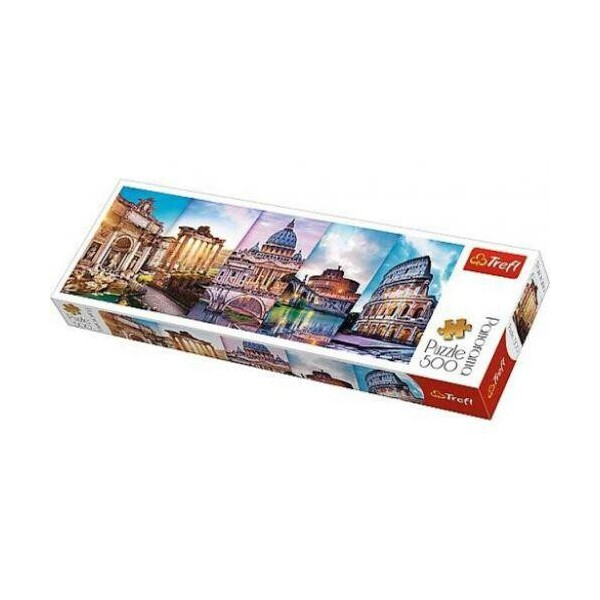 

Пазли - (500 елм.) Панорама - Подорож Італією /Trefl 29505