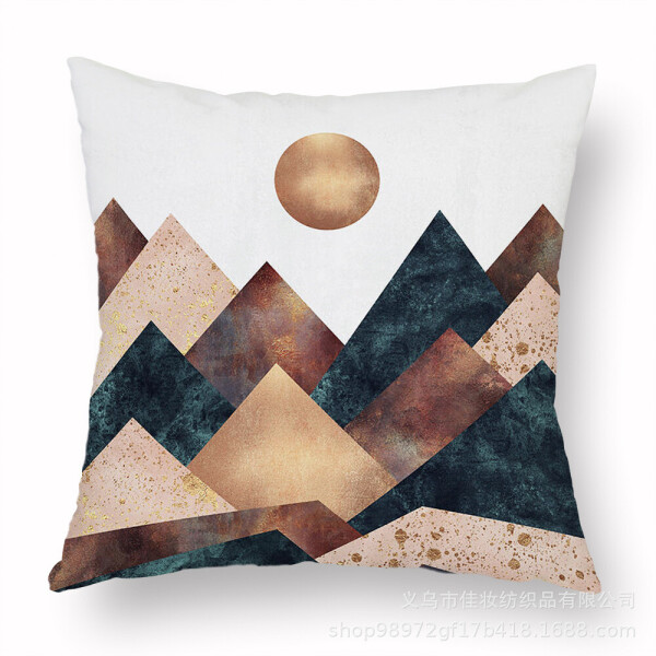 

Подушка декоративная со сменной наволочкой Berni Home The mountains 45х45см Разноцветная (56199)