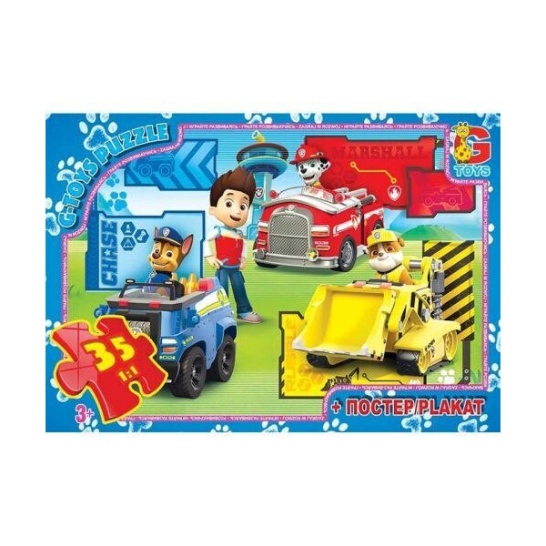 

Пазлы "Щенячий патруль", 35 эл PW0840