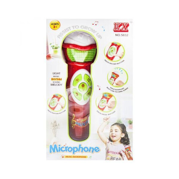 

Микрофон музыкальный с эффектами (красный) 5832