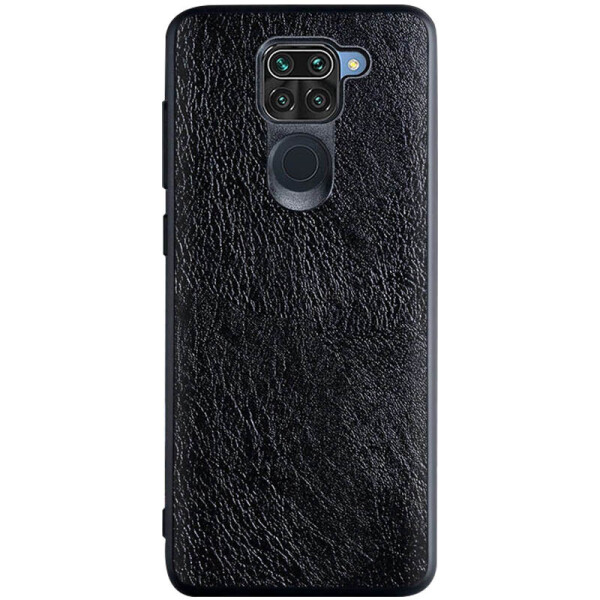 

Кожаный чехол PU Retro classic для Xiaomi Redmi Note 9 / Redmi 10X Черный (147138)