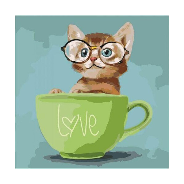 

Картина по номерам Lovely kitten ★★★ КНО4057