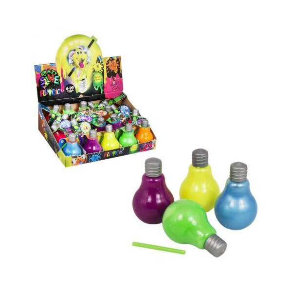

Лизун-сопли Crazy Slime Fluoric: Лампочка (рус) SLM-07-01