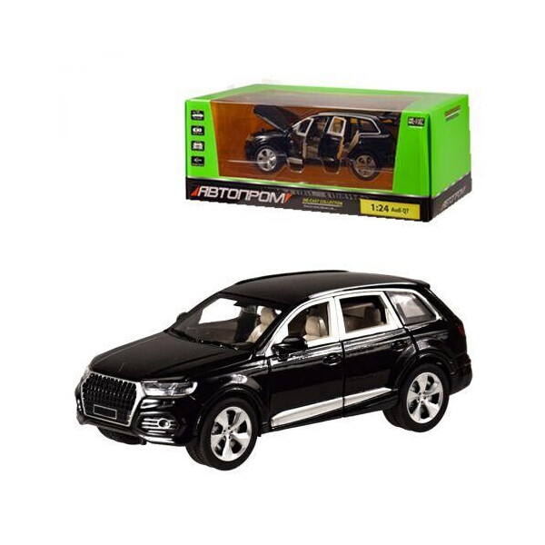 

ЧП191764 [7689B] Машина метал 7689B (12шт) АВТОПРОМ1:24 Audi Q7,черный цвет, батар,свет,звук,двери откр.,в кор.28,5*14,5*11,5см