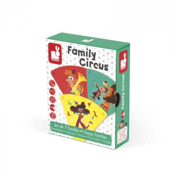 

Детская настольная игра Janod Happy Families Цирк (J02755)