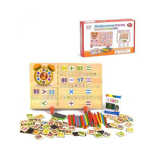

Деревянная игра Доска-Математика С 35666 (48) в коробке [Коробка] - 6900067356666 C35666