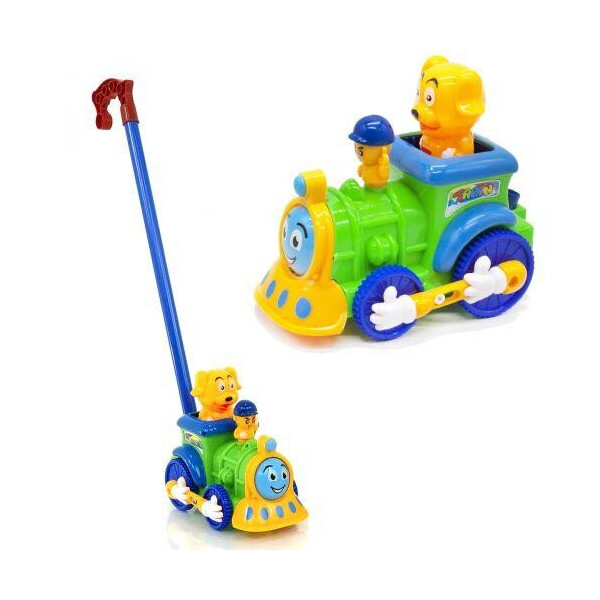 

Каталка Паравозик салатовый 333