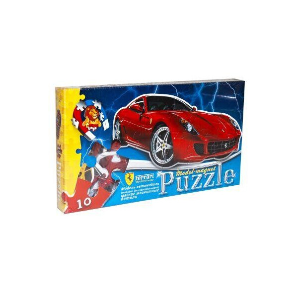 

Мягкие магнитные пазлы Ferrari 599 GTB Fiorano, 10 элементов Mg10-02-08