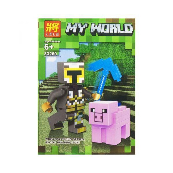 

Конструктор My World: Minecraft Свинка 6 SM2486