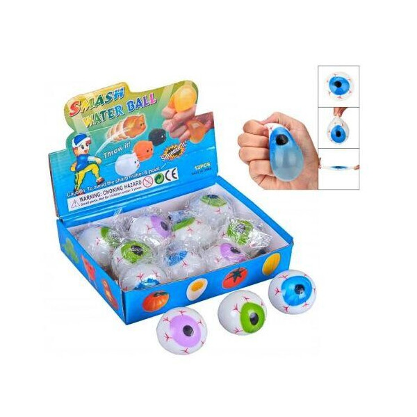 

Игрушка антистресс водный мяч-лизун Глаз, 6 см. К / в 1 / 12шт, ТМ MLeye6