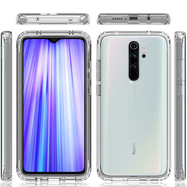 

Чехол TPU+PC Full Body с защитой 360 для Xiaomi Redmi Note 8 Pro Прозрачный (147850)