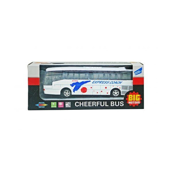 

Автобус инерционный (белый) XL80136L