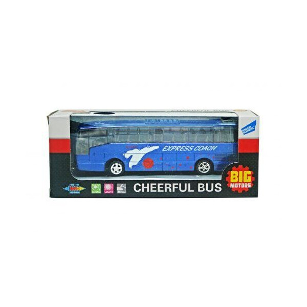 

Автобус инерционный (синий) XL80136L