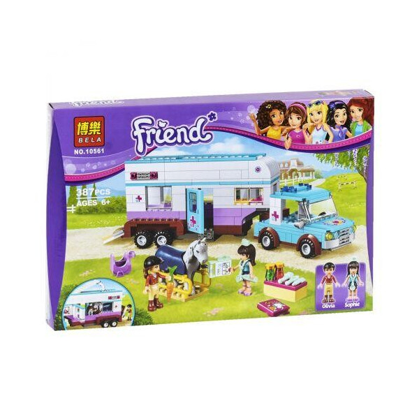 

Конструктор Friend Ветеринарная машина для лошадок, 379 деталей 10561