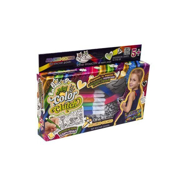 

Набор для творчества My Color Clutch, клатч-пенал-раскраска Совы (укр) CCL-02-01U