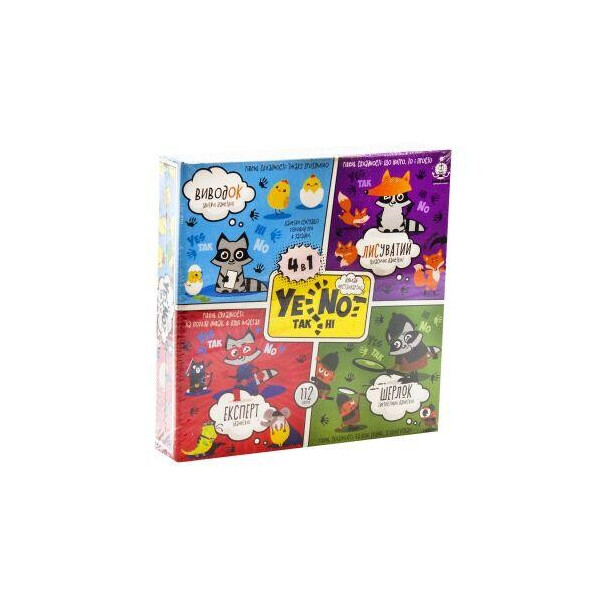

Карточная игра YES NOT ДаНетки 4 в 1 (укр) YEN-02-01U