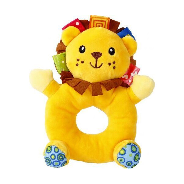 

Мягкая игрушка-погремушка Львёнок F 1002