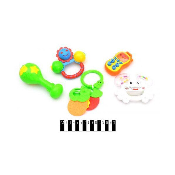 

Набор погремушек Baby Rattle (5 шт) 999-35