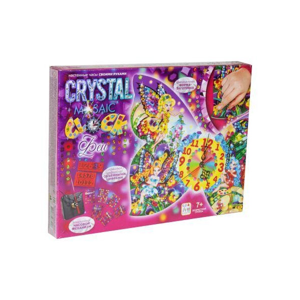 

Набор Часы из мозаики кристаллов: феи СMС-01-01