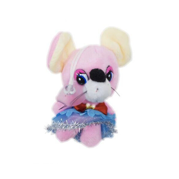 

Игрушка Мышка в юбочке (розовый) H-4