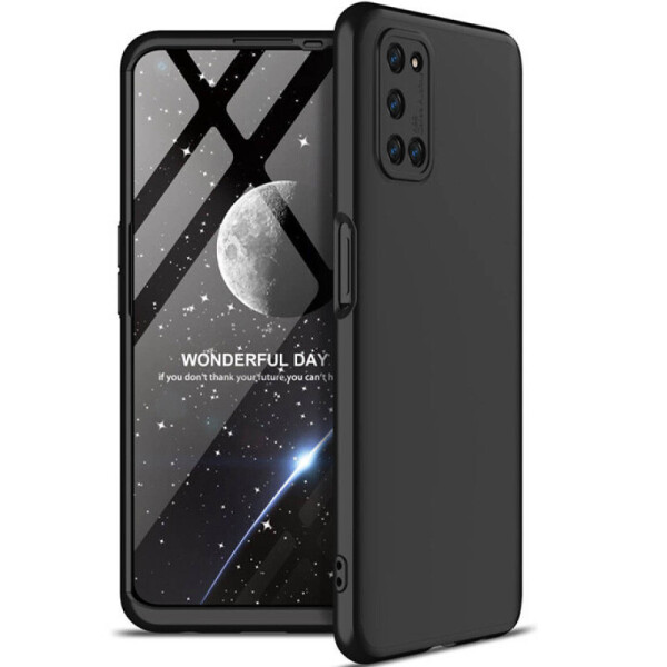 

Пластиковая накладка GKK LikGus 360 градусов (opp) для Oppo A92 Черный (146619)