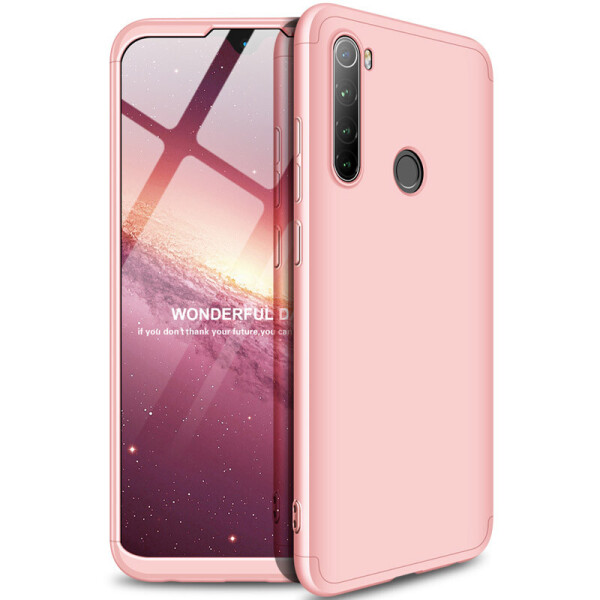 

Пластиковая накладка GKK LikGus 360 градусов (opp) для Xiaomi Redmi Note 8T Розовый / Rose Gold (129402)