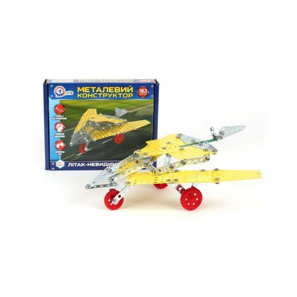 

Конструктор металлический Самолет-невидимка 4869