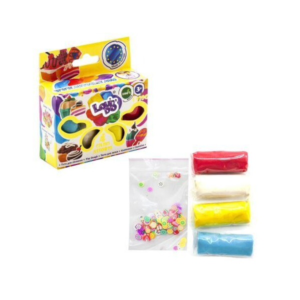 

Тесто для лепки Lovin'Do Ассорти, 4 х 20 г, с декором 41027