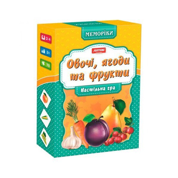 

Игра Меморики: Овощи, фрукты и ягоды 20659