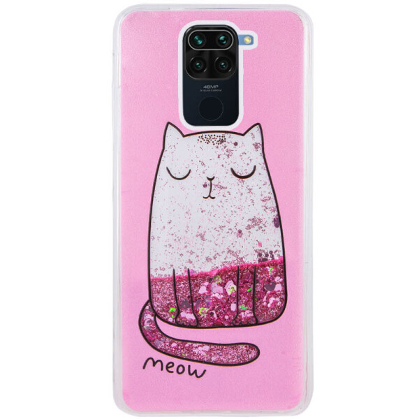 

TPU чехол с переливающимися блестками для Xiaomi Redmi Note 9 / Redmi 10X Котенок (133744)