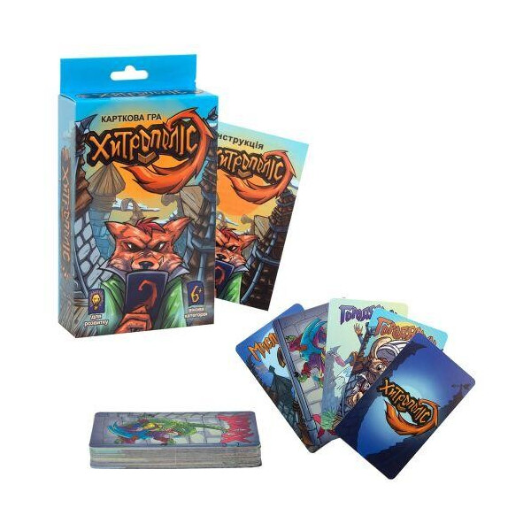 

Карточная игра Хитрополис, укр 30659