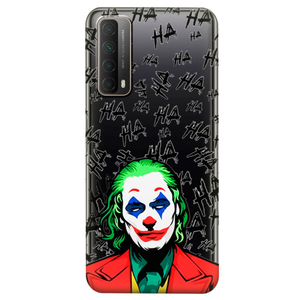 

Huawei P Smart 2021 чехол из прозрачного силикона с рисунком - Джокер (KS7468)